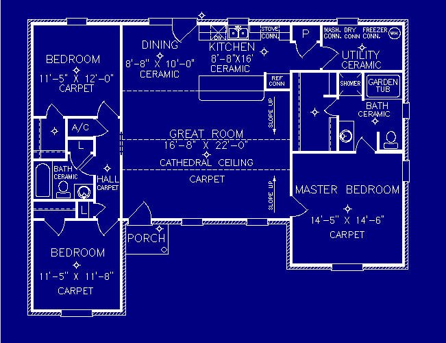 Inglewood floor plan by S.S. Steele Homes