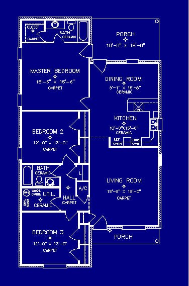 Juniper floor plan by S.S. Steele Homes