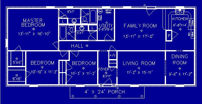 Oxford floor plan by S.S. Steele Homes